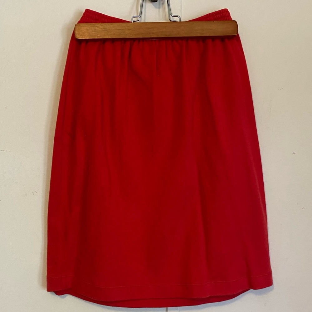 Vintage 1980s Red Neiman Marcus Mini Skirt
